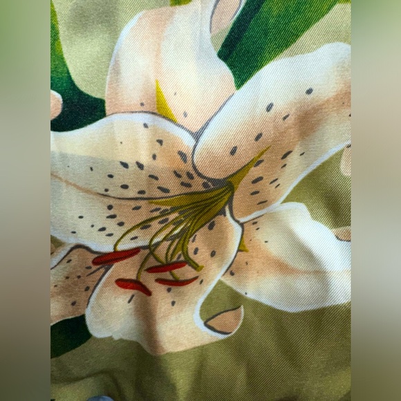 Zara Floral Satin Mini Dress, Medium NWT - Picture 4 of 4